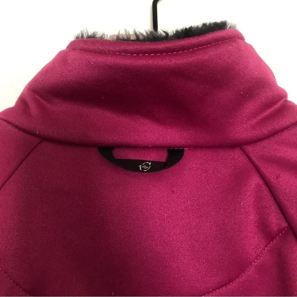 Columbia Sportswear Full Zip Zippered Pockets Mock Neck Sweater Teddy Jacket